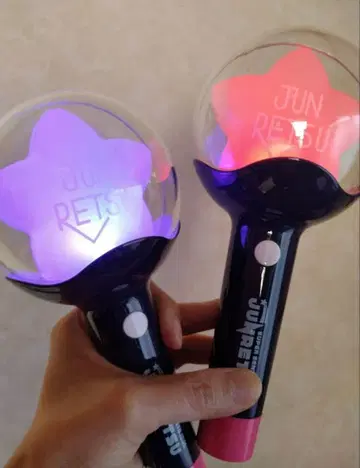 JUN RETSU 응원봉 2개 세트