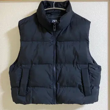 자라 ZARA 블랙 베스트 퀼팅 베스트 L 사이즈 블랙