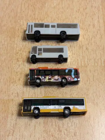 버스 컬렉션 4대 세트