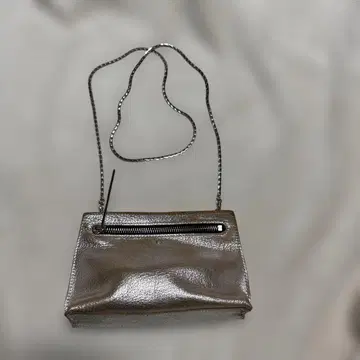 브라운 가죽 숄더백