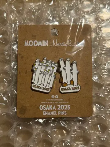 니로니로 무민 핀 배지 오사카 만국박람회 북유럽관