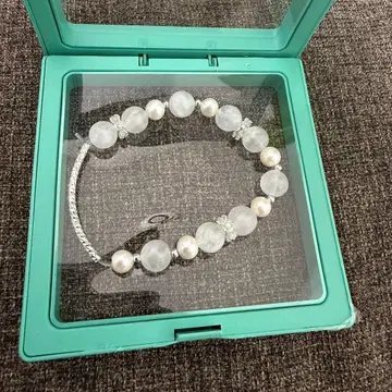 파워스톤 팔찌 DIY 화이트