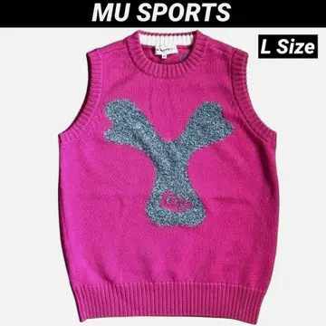 [ 새상품급 ] MU SPORTS 여성용 울 니트 베스트 사이즈 40