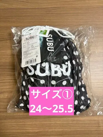 미사용 새상품 SUBU 샌들 도트 무늬 사이즈 1 24~25.5