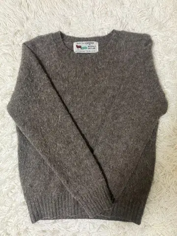 cepo 울 100% 브라운 니트 M 사이즈