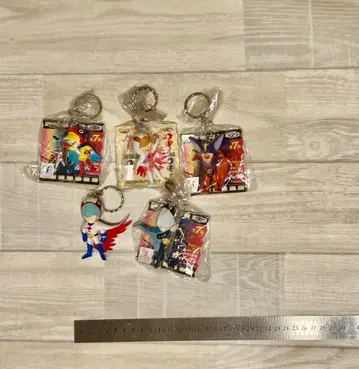 갓챠맨 피규어 키링 5개 세트