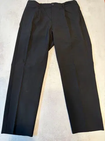 HARE 얇은 소재 슬랙스 팬츠 블랙 S