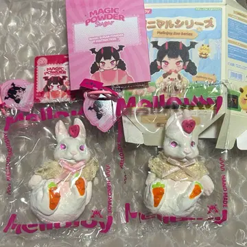 mellojoy 메로조이 스퀴즈 애니멀 캐롯 토끼 쌍둥이