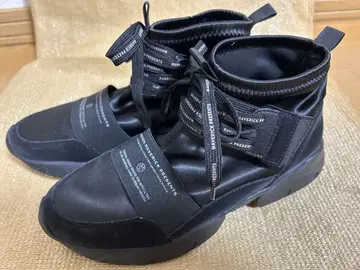 MAISON MAVERICK PRESENTS 블랙 하이컷 스니커즈