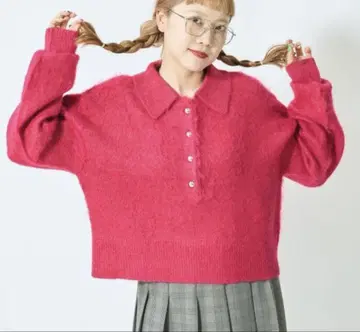 폴로 니트 풀오버 LS 로리즈팜 미사용 새상품 이번 시즌 신상