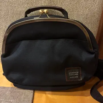 [ 새상품급 ] AYANOKOJI 가마구치 미니백 숄더백 네이비