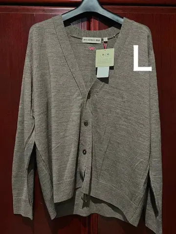 유니클로 ANYA HINDMARCH 메리노 오버 사이즈 V넥 가디건