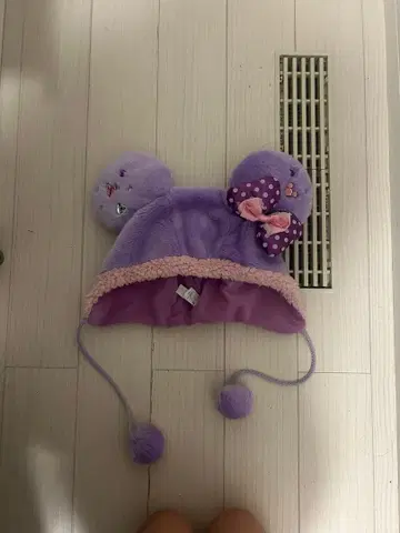 디즈니 팬 캡 보라색 미니 단종