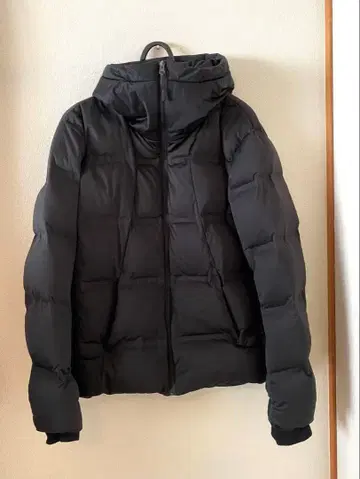 HALHAM 다운 자켓 블랙 XL 후드 부착 심플