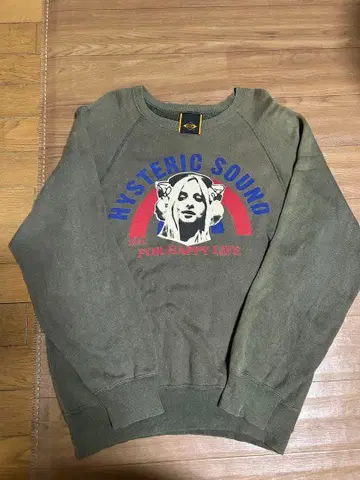 레어 HYSTERIC SOUND 올리브 그린 트레이닝복