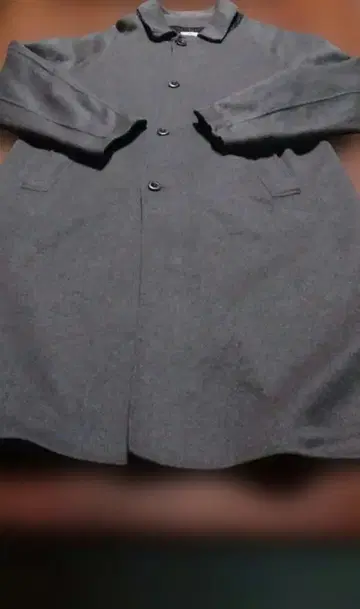 사만사 모스모스 울 혼방 롱 코트