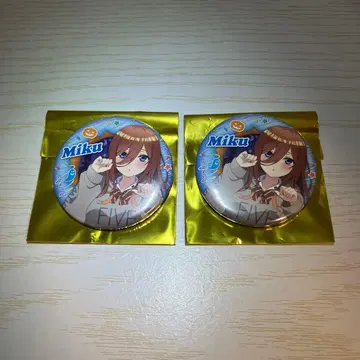 5등분의 신부 Trick or Heart 미쿠 캔뱃지 Anisugar