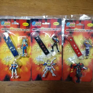 기동무투전 G 건담 스트랩 3종 세트 (미개봉) ~도몬 캇슈 동방불패