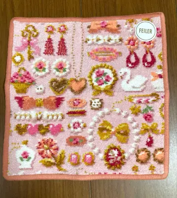 미사용 새상품 페이 라브라리 드레스업 걸 손수건