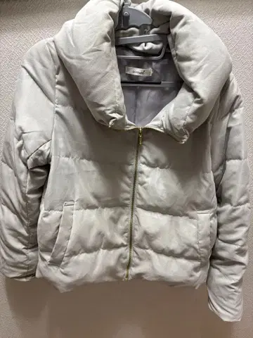 레미엘 remiel 다운 코트 숏 L 라이트 그레이