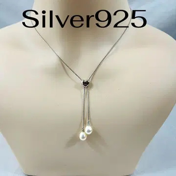 Silver925와 천연 펄 목걸이