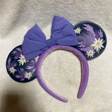 해외 디즈니 미니 머리띠 라벤더 플로럴 퍼플