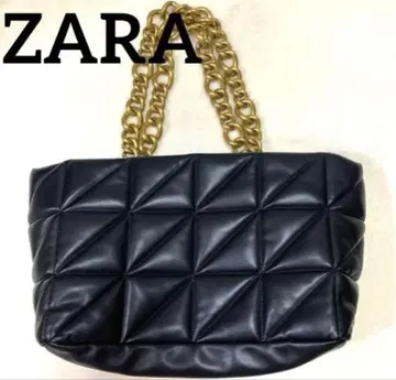 새상품급 ZARA 퀼팅 백 금 체인