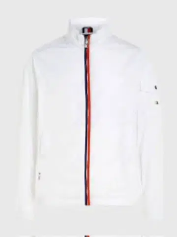 타미힐피거 화이트 풀 집업 나일론 자켓