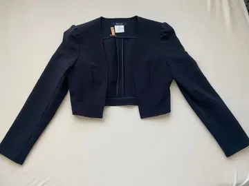 르네 노카라 자켓풍 볼레로 34 블랙에 가까운 네이비