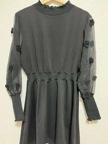 빅 사이즈 플러스 사이즈 5L 시스루 원피스