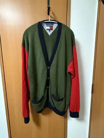 구제 tommy hilfiger 가디건 칼리지