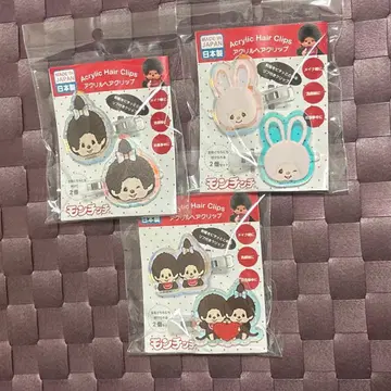 몽치치 아크릴 헤어 클립