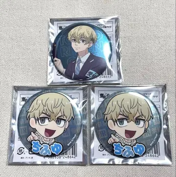 도쿄 리벤저스 메트로 캔뱃지 마츠노 치후유 3개 세트