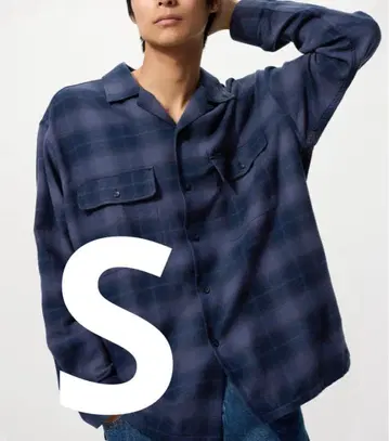 [ 완판템 ] JW 앤더슨 브러쉬드 코튼 오버사이즈 셔츠 블루 S