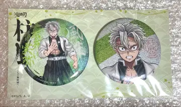 귀멸의 칼날 기둥전 시나즈가와 사네미 글리터 캔뱃지 세트