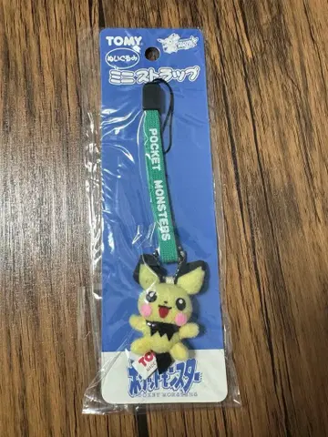 [레어] 극장판 포켓몬 몬스터볼의 탄생 엔테이 봉제 인형 스트랩 피츄