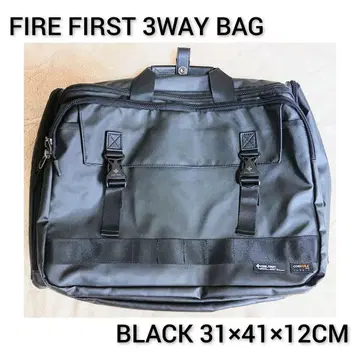 FIRE FIRST 3WAY 백 Black 31 x 41 x 12cm