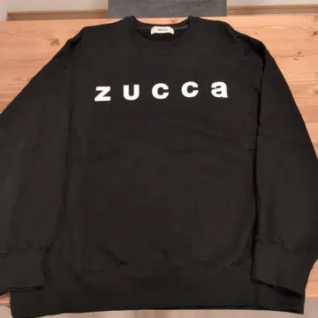 zucca 블랙 로고 맨투맨