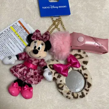 미니 마우스 봉제 인형 참 립 케이스