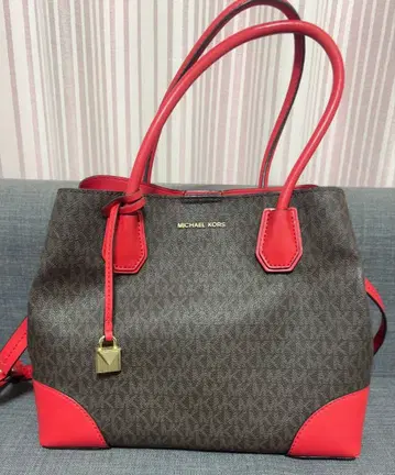 MICHAEL KORS 백 브라운/레드