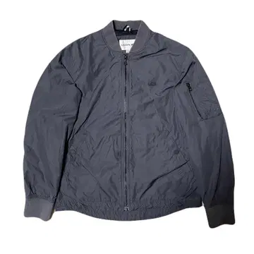 라코스테 MA-1 나일론 블루종 자켓 그레이