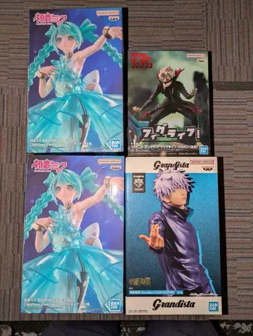 반다이 피규어 세트 하츠네 미쿠 데쿠 고죠 사토루