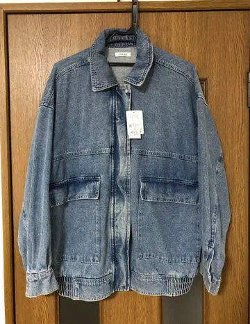 INGNI 빅 데님 지퍼 자켓