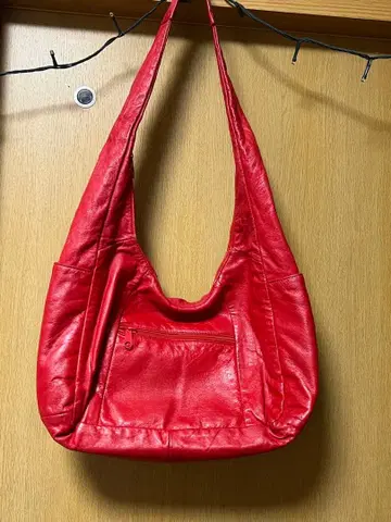 CALIFORNIAN MACASA 빨간색 숄더백