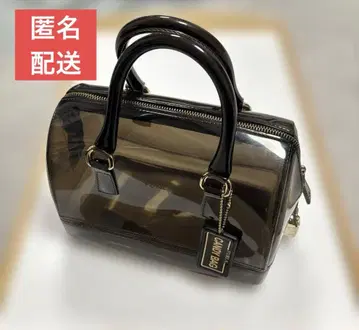 새상품급 훌라 캔디 백 클리어 블랙