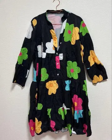 [ 2XL ] 꽃무늬 원피스 컬러풀 귀여운 멋쟁이