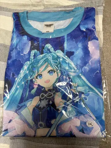 매지컬 미라이 2025 풀 그래픽 T셔츠 XXL 사이즈