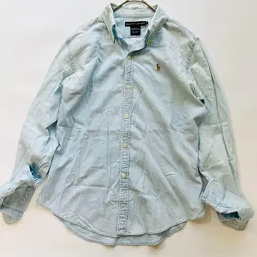 폴로 랄프로렌 긴팔 셔츠 데님 셔츠 버튼 다운 인디고 M
