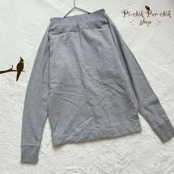 [르쉘 블루] 맨투맨 보트넥 그레이 긴팔 38