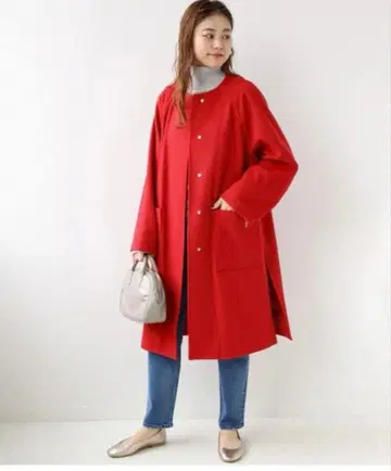 저널 스탠다드 레리움 울 지퍼 슬릿